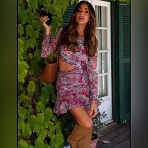 Zara Floral Multicolor Dress